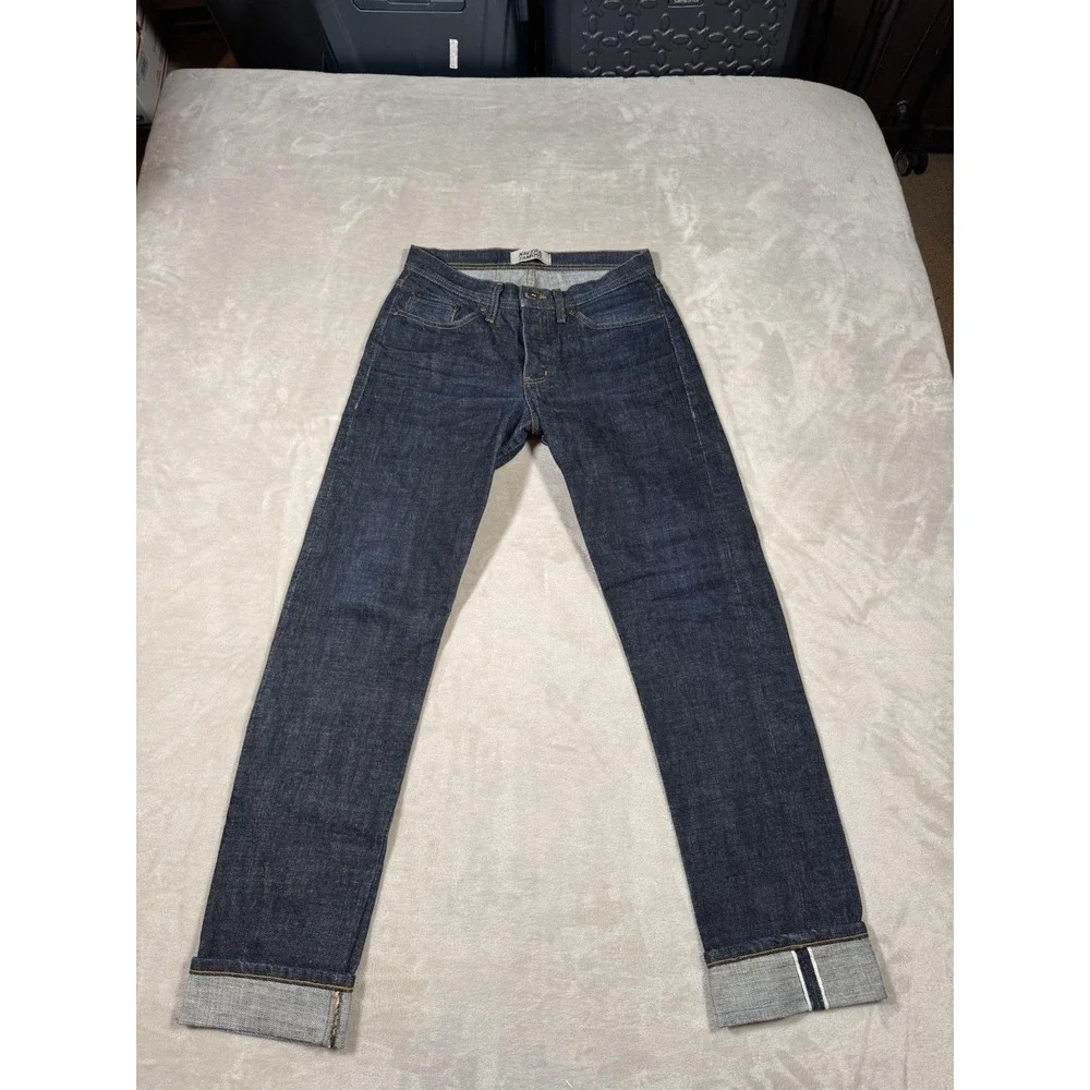 Naked and Famous Weird Guy Japanese Heritage Selvedge Denim Jeans Size 31 Slubby